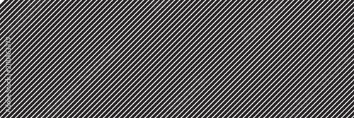 Foto Black slash linear seamless pattern