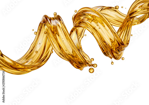 Golden Liquid Swirl Motion