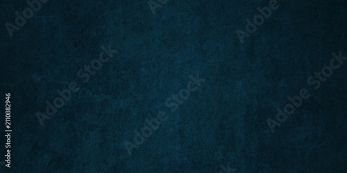 Abstract blue distressed Rough texture grunge concrete background. Vector black blue grainy background noise texture Black background with canvas. Dark black concreate wall retro old slate grunge.