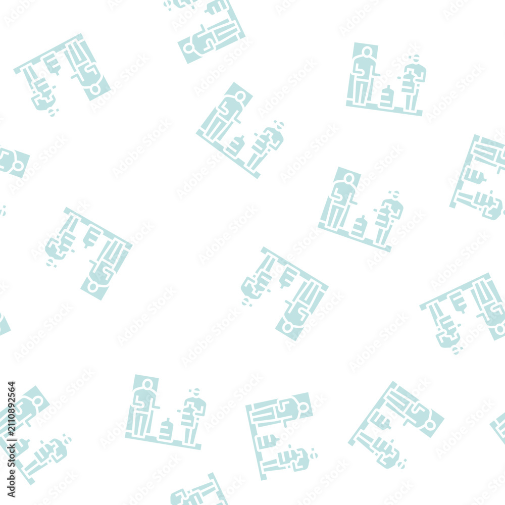 Fototapeta premium delivery water vector glyph seamless pattern delivery water sign illustration