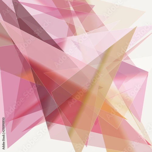 Abstract geometric shapes with gradient colors and smooth transitions