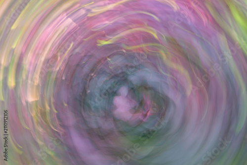 Foto Abstract impressionistic floral motion created with intentional camera movement