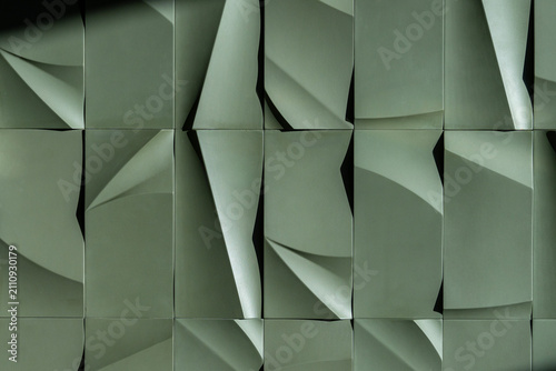 Abstract wooden background of geometric shapes