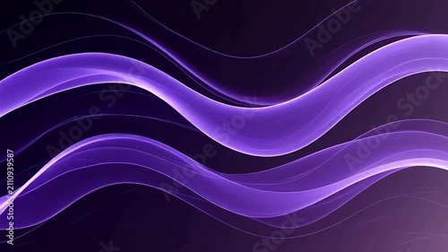 Flowing abstract waves in purple and pink
