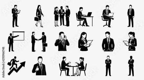 Konstfotografi Professional Business Meeting Scenes.