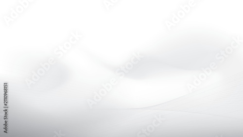 Abstract white and gray color, modern design stripes background with curve lines, wavy pattern. Vector illustration.