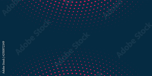 background Dots halftone orange color pattern gradient texture with technology digital background. Dots pop art comics with illustration, modern, orange