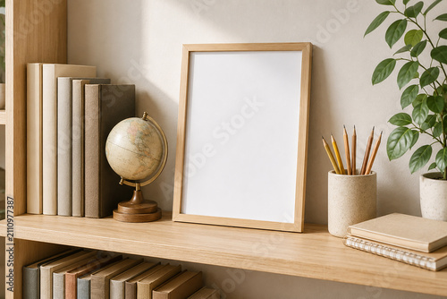 boho frame mockup minimalist