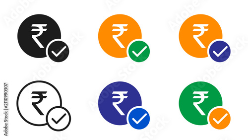 Indian Rupee Payment Verified Checkmark