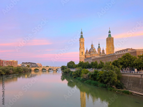 Cathedral  Ebro River Zarag...