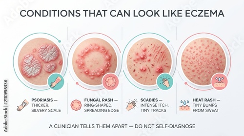 Conditions that can look like eczema