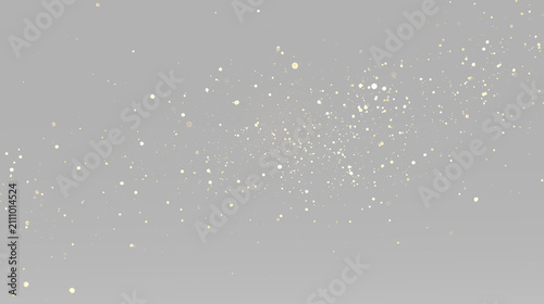 Shimmering golden dust particles with radiant glitter and magical glowing lights