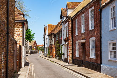 St Peters Street Historic Houses Sandwich England