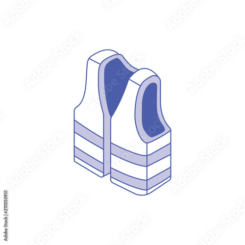 Isometric life vest for water safety and maritime rescue