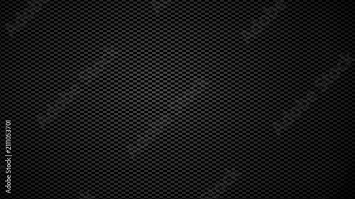 Dark Carbon Fiber Perforated Metal Mesh Grid Texture Background
