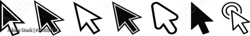 Computer mouse click icon. mouse cursor symbol