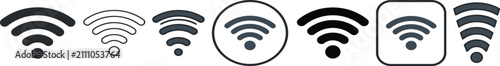 wifi icon, internet connection signal symbol