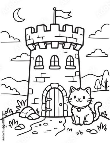 Castle coloring pages