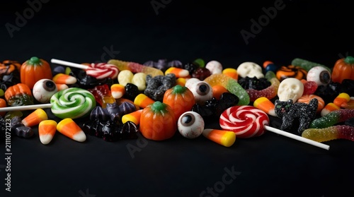 Obraz na płótnie Halloween candy assortment