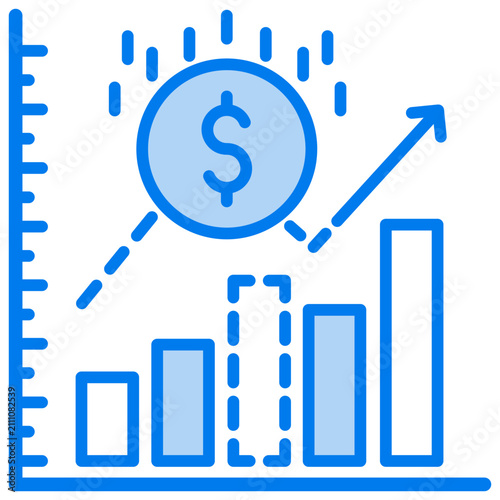 Sales Forecasting Icon