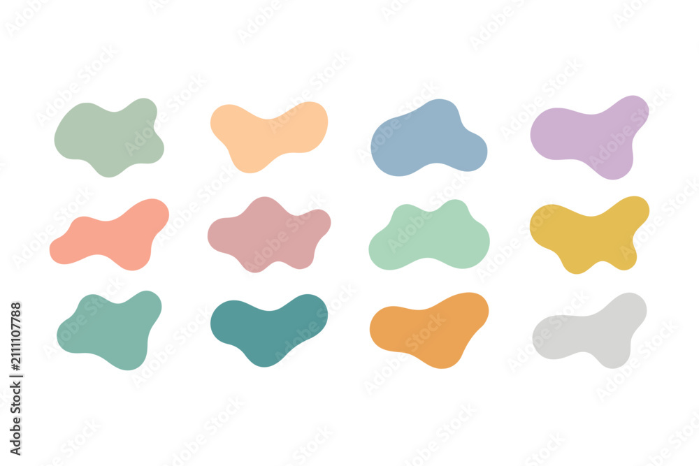 Fototapeta premium Colorful Abstract Shapes Background for Design Projects