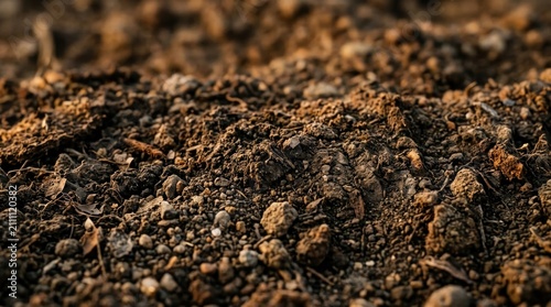 Close up of dry cracked earth.