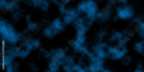 Konstfotografi Abstract Blue Pixel Matrix Background