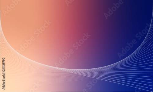 Abstract wavy lines creating smooth gradient background