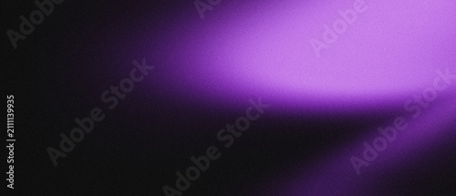 Fotografie Vibrant purple light beam glowing against deep black background with soft grainy