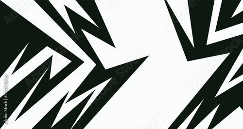 Minimalist background with jagged zigzag pattern and some copy space area.