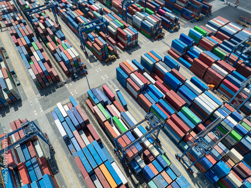 Aerial View of Cat Lai Container Port in Ho Chi Minh City