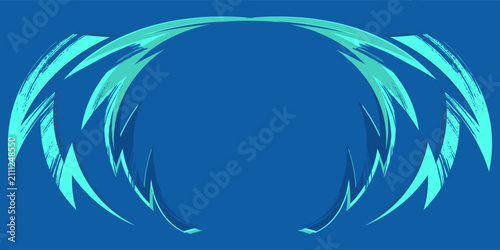 comic abstract pop art background with thunder illustrationPrint