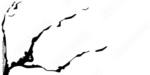 Hand drawn cracked wall, ground, glass, egg. doodle break set. vector illustration