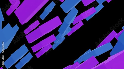 Modern glitch transition combining RGB split, scanline texture, digital noise, and electronic interference. Ideal for technology presentations, gaming streams, promotional videos, film production