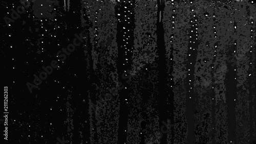 Photos Water droplets on dark glass a grayscale vector illustration depicting rainfall