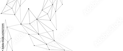 Canvastavla Vectors digital technology futuristic communication concept dots global lines co