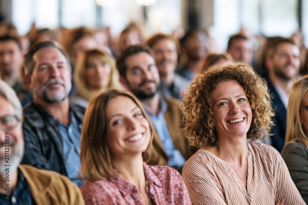Obraz premium Bright Business Workshop for Entrepreneurs and Innovators