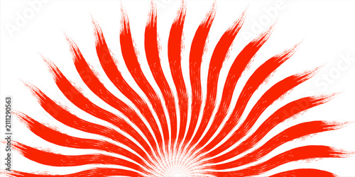 Konstfotografi Red Spiral Sunburst Abstract Background With Grunge Brush Stroke Radial Energy P