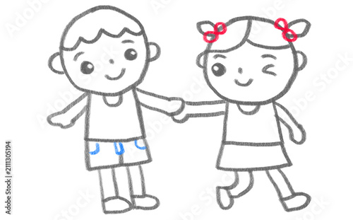 two little girls