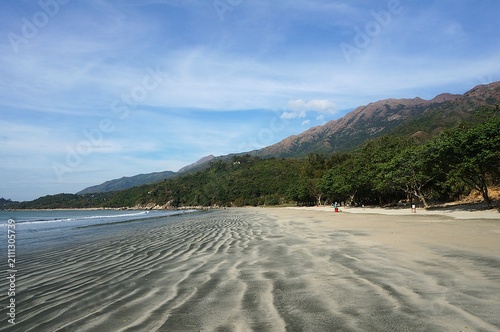 beach in the morning