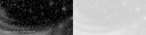 Winter background, snowflakes on a beautiful background, Christmas background for cards, snowfall. Snowy nature landscape, winter dust png.	
