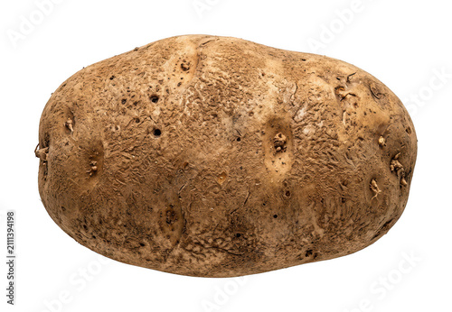 Organic potato png isolated transparent background
