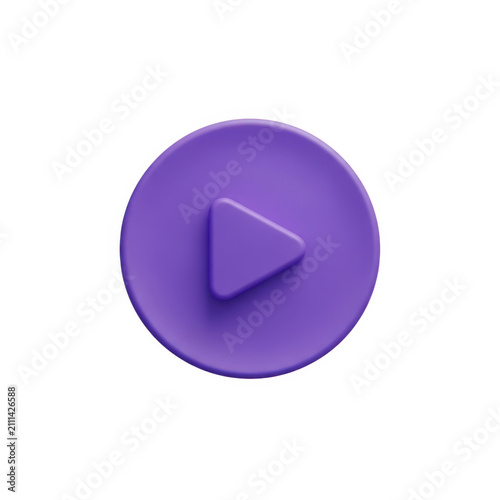 A vibrant purple flower with petals arranged in a circular pattern isolated on transparent background