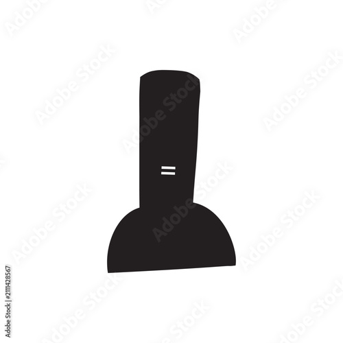 Torch light vector illustration 