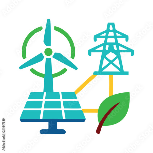 Renewable energy network connecting sustainable power sources for cleaner future transportation systems
