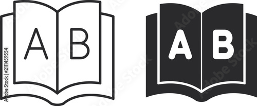 Quadro su tela Glossary Icon