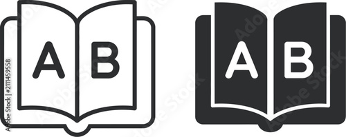 Quadro su tela Glossary Icon