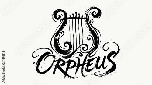 Orpheus text logo with stylized lyre graphic.