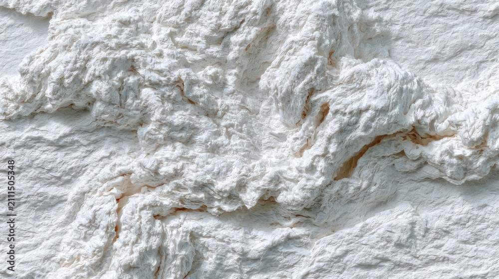 Obraz premium White Wrinkled Abstract Texture Background