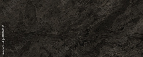 Fotografie Black marble background with deep swirls and intricate charcoal mineral patterns for sophisticated luxury branding and elegant high end fashion design applications